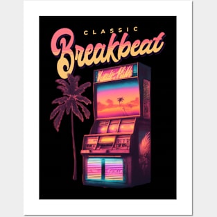 BREAKBEAT  - Palm Tree Arcade Posters and Art